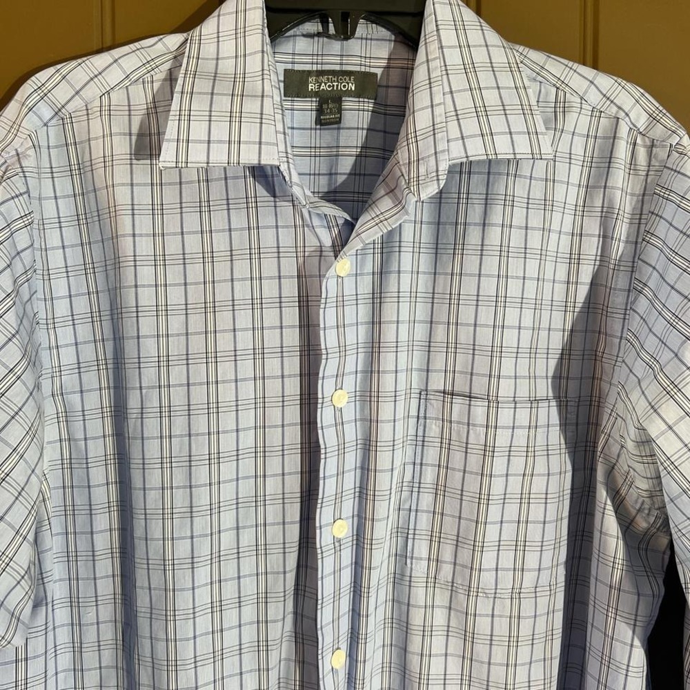 Kenneth Cole Large men's long sleeve dress shirt